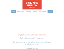 Tablet Screenshot of livingwordashmore.org